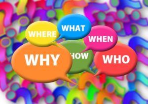 asking questions
